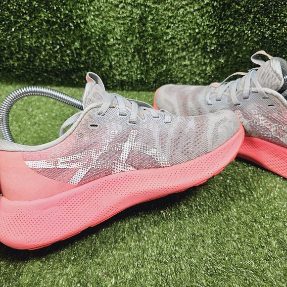 Asics  Gel Nimbus Lite 2 Light Grey Pink Athletic‎ Running Sneakers Womens 7.5 - Picture 7 of 10